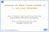Mechanical and Elastic Property Evaluation of n - Office of Energy