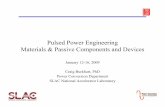 Pulsed Power Engineering Materials & Passive Components and