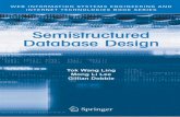 Semistructured Database Design Web Information Systems
