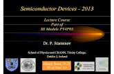 Semiconductor Devices 2013 Semiconductor Devices - 2013