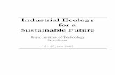 Industrial Ecology for a Sustainable Future - International Society for