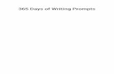 365 Days of Writing Prompts - The Daily Post -