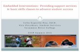 How Do Embedded Interventions Affect Basic Skills Course Success