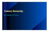 Linux Security - St.Louis Linux User's Group