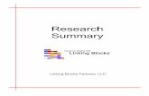 Research Summary - Hands-On English with Linking Blocks