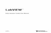 LabVIEW Order Analysis Toolkit User Manual - National Instruments