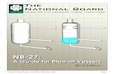 NB-27, A Guide for Blowoff Vessels - The National Board of Boiler