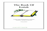 The Book Of Isaiah - Buenaventura church of Christ