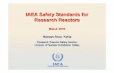 IAEA Safety Standards for Research Reactors
