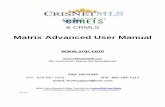 Matrix Advanced User Manual