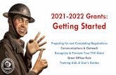 2021-2022 Grants: Getting Started