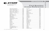 Part Number Cross Reference - Bergstrom