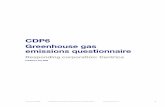CDP6 - Greenhouse gas emissions questionnaire