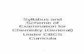 Syllabus and Scheme of Examination for Chemistry (General ...