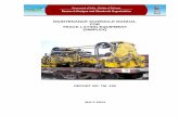 MAINTENANCE SCHEDULE MANUAL FOR TRACK LAYING …