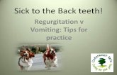 Regurgitation v Vomiting: Tips for practice