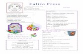 Calico Press - Kawartha Quiltmakers' Guild