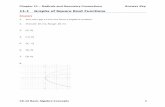 11.1 Graphs of Square Root Functions