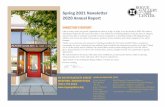 Spring 2021 Newsletter 2020 Annual Report