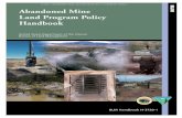 Abandoned Mine Land Program Policy Handbook - Bureau of Land
