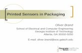 Printed Sensors in Packaging - Institute of Paper Science