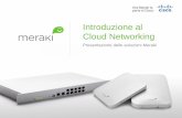 Introduzione al Cloud Networking - Cisco Meraki