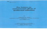 five lectures on environmental effects of geothermal - Orkustofnun