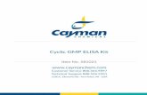 Cyclic GMP EIA Kit - Cayman Chemical
