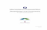 Streamlining Local Government - Indiana Commission on Local