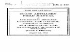 FM 4-112 Coast Artillery Field Manual - Ibiblio