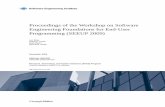 Proceedings of the Workshop on Software Engineering Foundations