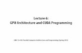 GPU Architecture and CUDA Programming