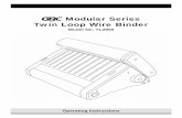 Modular Series Twin Loop Wire Binder - Windows