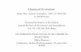 A620 Chemical Evolution - University of Maryland