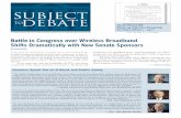 Battle in Congress over Wireless Broadband Shifts