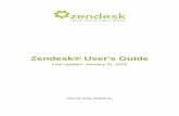 Zendesk® User's Guide
