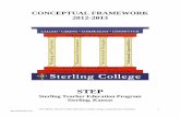 Conceptual Framework - Sterling College