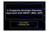 A Pragmatic Strategic Planning Approach with SWOT, BSC, QFD