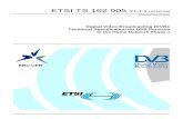 TS 102 905 - V1.1.1 - Digital Video Broadcasting (DVB - ETSI