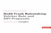 Dodd-Frank Rulemaking: Volcker Rule and SIFI Proposals