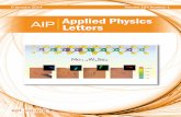 Applied Physics Letters - Materials Science & Engineering
