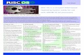 RISC OS Promotional Brochure A4 version - RISCOS Ltd
