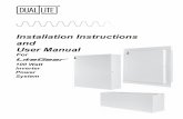 Installation Instructions and User Manual