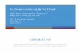 Software Licensing in the Cloud - Association of Corporate
