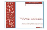 Bilingual Dictionary for ESL Beginners