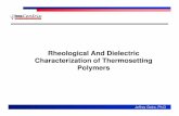 Rheological And Dielectric Characterization of Thermosetting