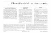 Classified Advertisements - American Mathematical Society
