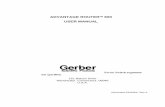 advantage routerâ„¢ 600 user manual - Gerber Scientific Products