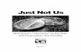 Just Not Us - Public Citizen