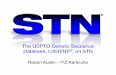 The USPTO Genetic Sequence Database, USGENE, on STN